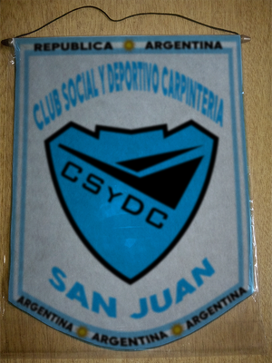 BANDERIN CLUB CARPINTERIA SAN JUAN
