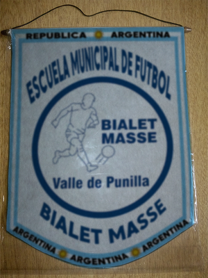 BANDERIN ESCUELA MUNICIPAL FUTBOL BIALET MASSE