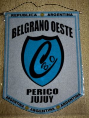 BANDERIN CLUB BELGRANO OESTE PERICO JUJUY