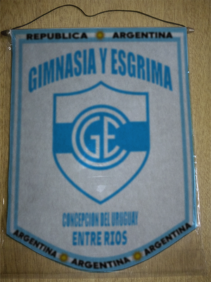 BANDERIN GIMNASIA ESGRIMA CONCEPCION URUGUAY