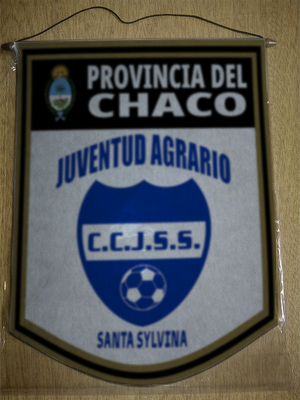 BANDERIN 40CM DORADO JUVENTUD AGRARIO SANTA SYLVINA