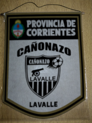 BANDERIN 40CM DORADO CAÑONAZO LAVALLE