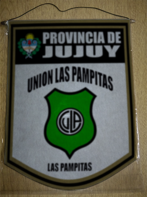 BANDERIN 40CM DORADO UNION LAS PAMPITAS JUJUY