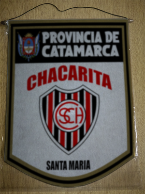 BANDERIN 40 CM DORADO CHACARITA SANTA MARIA
