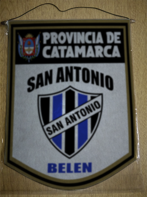 BANDERIN 40 CM DORADO SAN ANTONIO BELEN