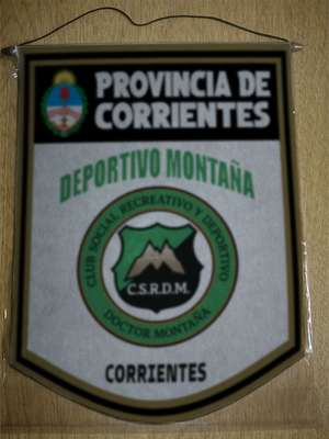 BANDERIN 40CM DORADO DEPORTIVO MONTAÑA