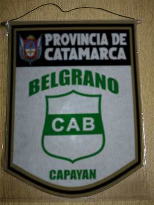 BANDERIN 40 CM DORADO BELGRANO CAPAYAN