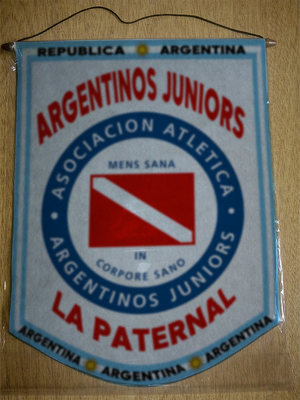 BANDERIN ARGENTINOS JUNIORS