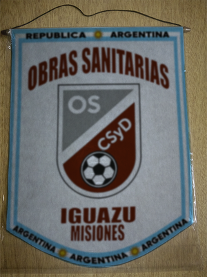 BANDERIN CLUB OBRAS SANITARIAS IGUAZU