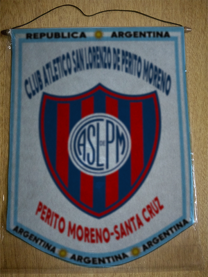 BANDERIN SAN LORENZO PERITO MORENO