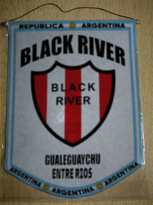 BANDERIN BLACK RIVER GUALEGUAYCHU