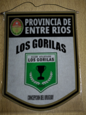 BANDERIN LOS GORILAS CONCEPCION DEL URUGUAY