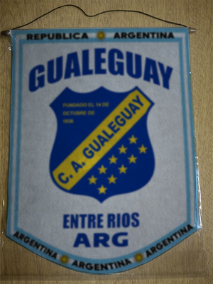 BANDERIN CLUB ATLETICO GUALEGUAY ENTRE RIOS