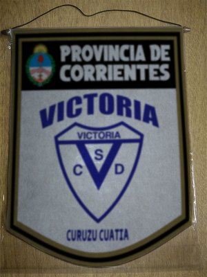 BANDERIN 40CM DORADO VICTORIA CURUZU CUATIA