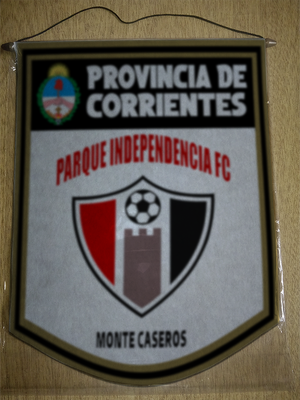 BANDERIN 40CM DORADO PARQUE INDEPENDENCIA FC MONTE CASEROS