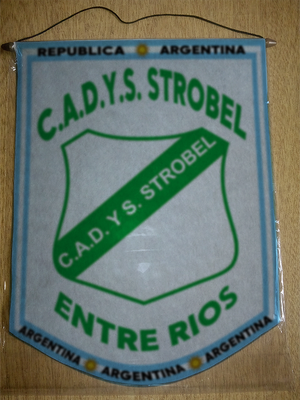 BANDERIN CLUB STROBEL ENTRE RIOS