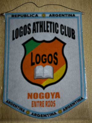 BANDERIN LOGOS ATHLETIC CLUB NOGOYA ENTRE RIOS
