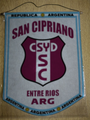 BANDERIN SAN CIPRIANO ENTRE RIOS