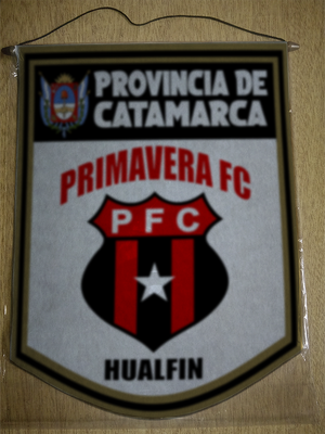 BANDERIN 40 CM DORADO PRIMAVERA FC HUALFIN