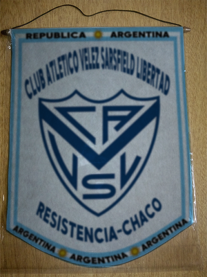 BANDERIN VELEZ SARSFIELD LIBERTAD RESISTENCIA