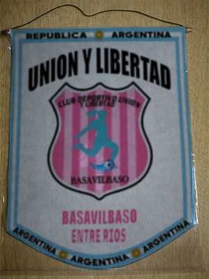 BANDERIN UNION Y LIBERTAD BASAVILBASO