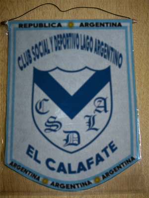BANDERIN CLUB LAGO ARGENTINO EL CALAFATE