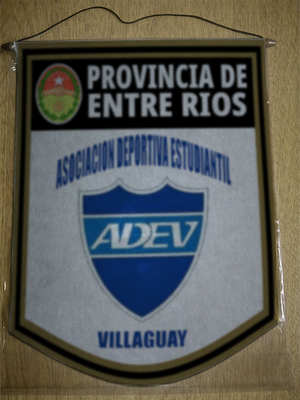 BANDERIN ASOCIACION DEPORTIVA ESTUDIANTIL VILLAGUAY