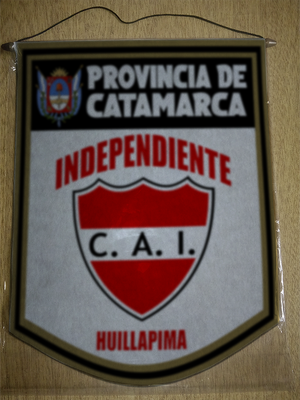BANDERIN 40 CM DORADO INDEPENDIENTE DE HUILLAPIMA