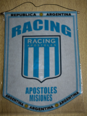 BANDERIN RACING DE APOSTOLES