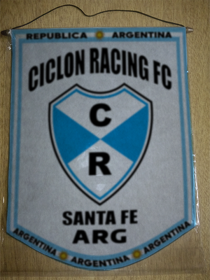 BANDERIN CICLON RACING FC SANTA FE
