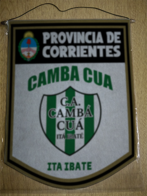 BANDERIN 40CM DORADO CAMBA CUA ITA IBATE