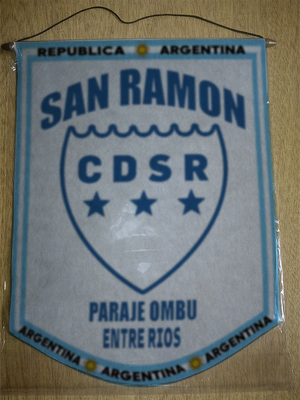 BANDERIN SAN RAMON OMBU ENTRE RIOS