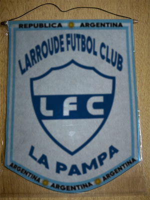 BANDERIN LARROUDE FC LA PAMPA