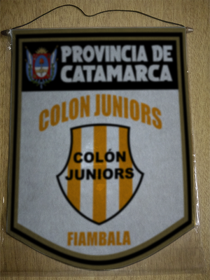 BANDERIN 40 CM DORADO COLON JUNIORS FIAMBALA