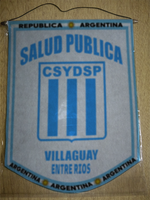 BANDERIN SALUD PUBLICA VILLAGUAY ENTRE RIOS
