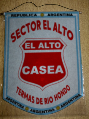 BANDERIN SECTOR EL ALTO TERMAS RIO HONDO
