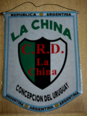 BANDERIN CLUB LA CHINA CONCEPCION URUGUAY
