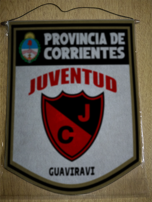 BANDERIN 40CM DORADO JUVENTUD DE GUAVIRAVI