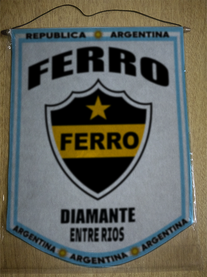 BANDERIN FERRO DIAMANTE ENTRE RIOS
