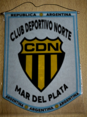 BANDERIN DEPORTIVO NORTE MAR DEL PLATA