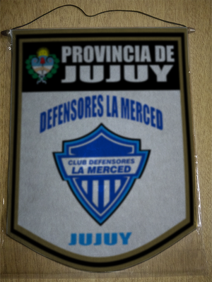 BANDERIN 40CM DORADO DEFENSORES LA MERCED JUJUY