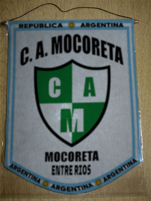 BANDERIN CLUB ATLETICO MOCORETA ENTRE RIOS