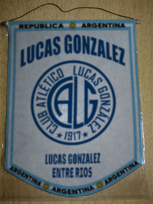 BANDERIN CLUB LUCAS GONZALEZ ENTRE RIOS