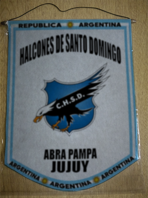 BANDERIN HALCONES DE SANTO DOMINGO JUJUY