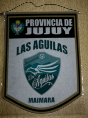 BANDERIN 40CM DORADO CLUB LAS AGUILAS MAIMARA JUJUY