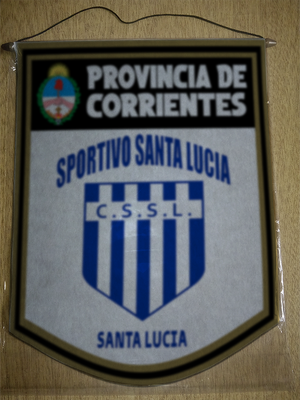 BANDERIN 40CM DORADO SPORTIVO SANTA LUCIA