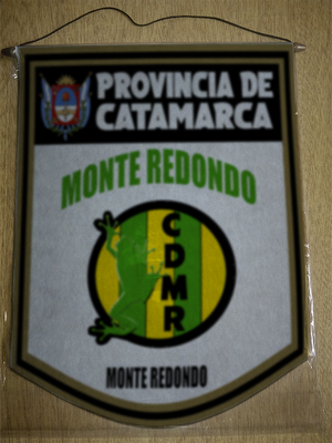 BANDERIN 40 CM DORADO CLUB DEPORTIVO MONTE REDONDO