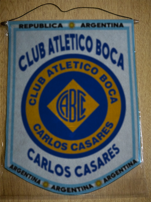 BANDERIN BOCA DE CARLOS CASARES