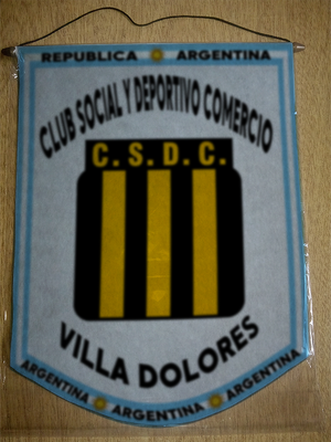 BANDERIN CLUB COMERCIO VILLA DOLORES