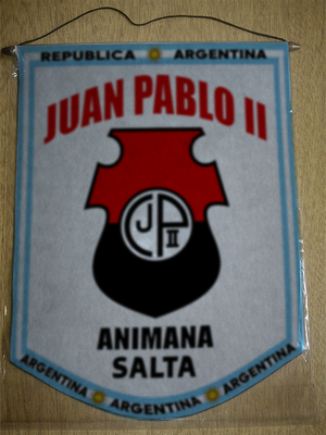 BANDERIN JUAN PABLO II ANIMANA SALTA